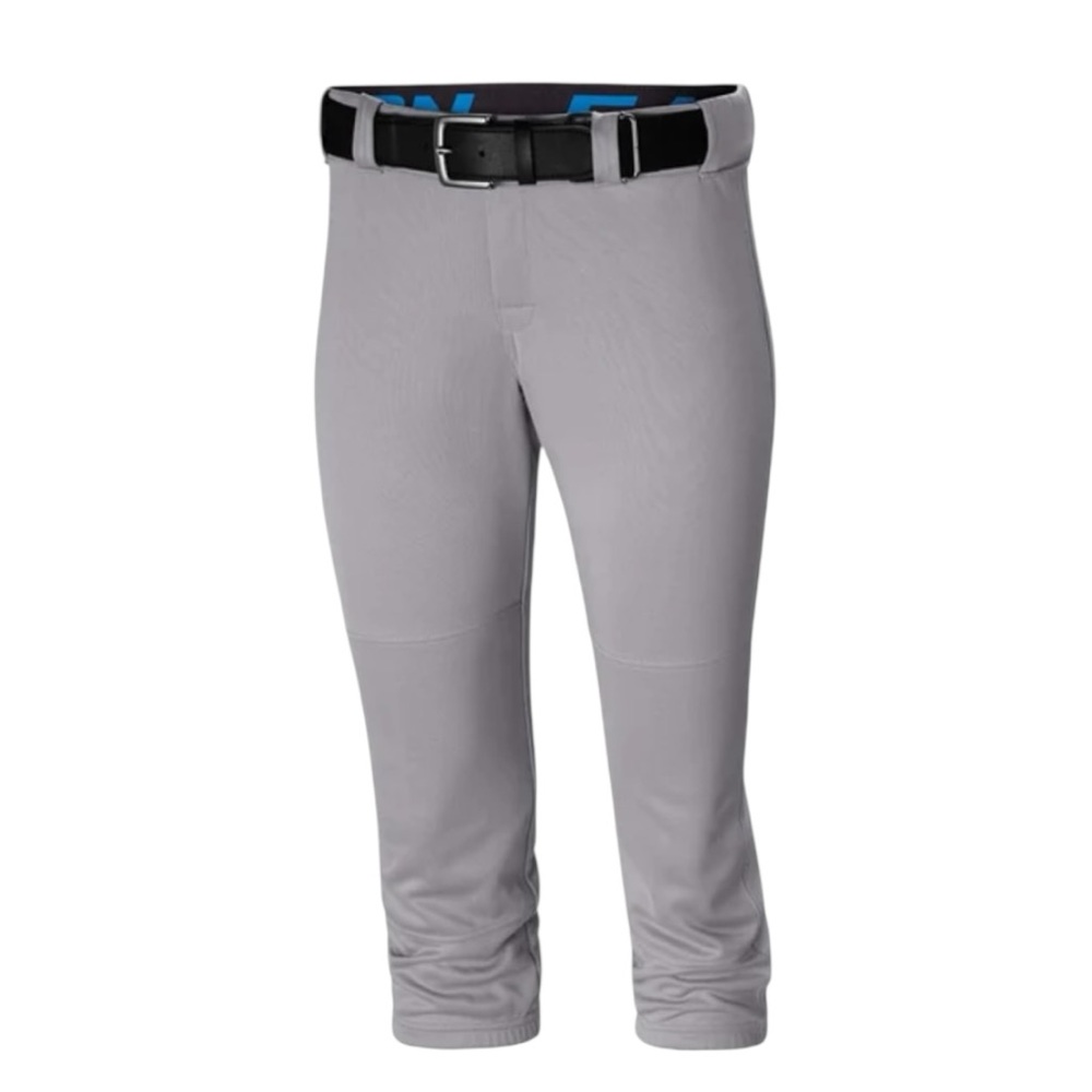 Easton Women’s Pro Elite Softball Pant Grey 28” 30” Knicker Baseball Pant Medium - Picture 1 of 11